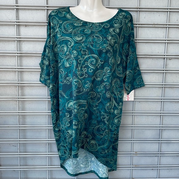 LulaRoe Paisley Printed Irma Tunic Top-0919-4 - Picture 4 of 11